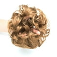 thumbnail image 4 of Messy Hair Bun Extensions Updo Hairpiece Ladies Synthetic Wavy Curly Dish Hair Bun Extension Hairpiece Scrunchie Chignon Ponytail, 4 of 6