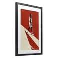 thumbnail image 2 of Stupell Industries Modern Retro Basketball Legend Black Framed Print Under Glass, 14 x 20, by Ray Powers, 2 of 8