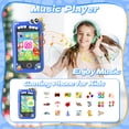 thumbnail image 3 of JoyStone Kids Smart Phone, 2.8" Touchscreen Toddler Learning Play Toy Phone with Dual Camera, Game, Music Player, Learning Toy Christmas Birthday Gifts for 3-9 Year Old Girls, Blue, 3 of 12