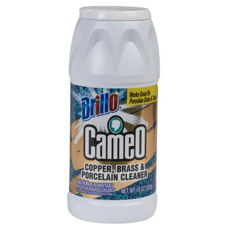 Brillo Cameo Copper, Brass & Porcelain Cleaner, 10 (Best Way To Clean Brass And Copper)