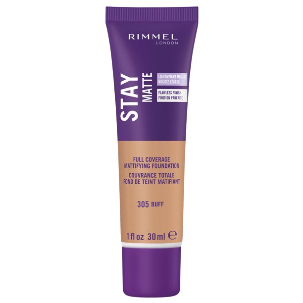 Rimmel Stay Matte Foundation, Buff, 1 fl oz