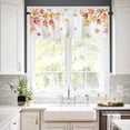 thumbnail image 3 of Thanksgiving Valance, Maple Leaves Valances for Windows, Kitchen Valances for Window, Fall Kitchen Curtains 54x18, Short Curtains Rod Pocket Bathroom Curtains Window, Kitchen Window Curtains, 3 of 5