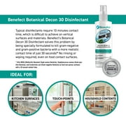 Benefect Botanical Decon 30 Disinfectant Cleaner, Light Lemon and Thyme Scent, 4oz Single
