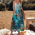 thumbnail image 2 of Mermaid Glitter Fish Scale Girls Sleeveless Dress for Women Clothing Female Women's Summer Skirt, 2 of 7