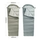 thumbnail image 4 of Sacos de dormir para acampar, lavable y empalmable, ligero, cálido y suave, tipo sobre, para viajes al aire libre, senderismo Abanopi Sacos de dormir, 4 of 7