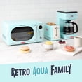 thumbnail image 5 of Nostalgia Retro Coffee Maker, 12-Cup Programmable Vintage Coffee Machine with Anti-Drip Carafe, Aqua, 5 of 7