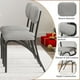 thumbnail image 5 of Yeshouse Sillas de comedor, sillas de comedor Boucle conjunto de 4, a mediados del siglo moderno tapizado de la cocina sillas de comedor con patas de Metal arquepara la cocina sala de estar, 5 of 7
