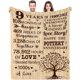 thumbnail image 1 of LHSHID Best Anniversary Marriage Gift Blanket Flannel Soft and Comfortable Anti static Bed Sofa Blanket 50x60in, 1 of 6