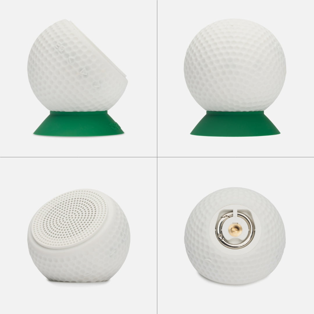 Speaqua Barnacle Pro 2.0 Waterproof Bluetooth Portable Speaker IP68 Floating, Built-In 2000 Song Storage, 4-in-1 Suction Cup Mount, Paddle Board Kayak Pool Bike Shower Speaker, Golf