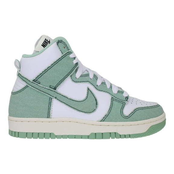 [DV1143-300] Womens Nike Dunk High 1985 "Green Denim"