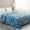 Blue, variant on JML Soft Plush Fleece Blanket for Bed Sofa,Beauty Pattern Printed Full/Queen 79"X89"