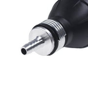 JRL lack& Silver Rubber Fuel Pump Line Hand Primer Bulb