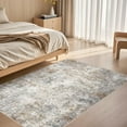 thumbnail image 3 of x Area Rug Living Room Rugs - Washable Neutral Modern Abstract Soft Thin Large Rug Indoor Floor No Slip Rug Carpet for Bedroom Under Dining Table Home Office Decor -, 3 of 9