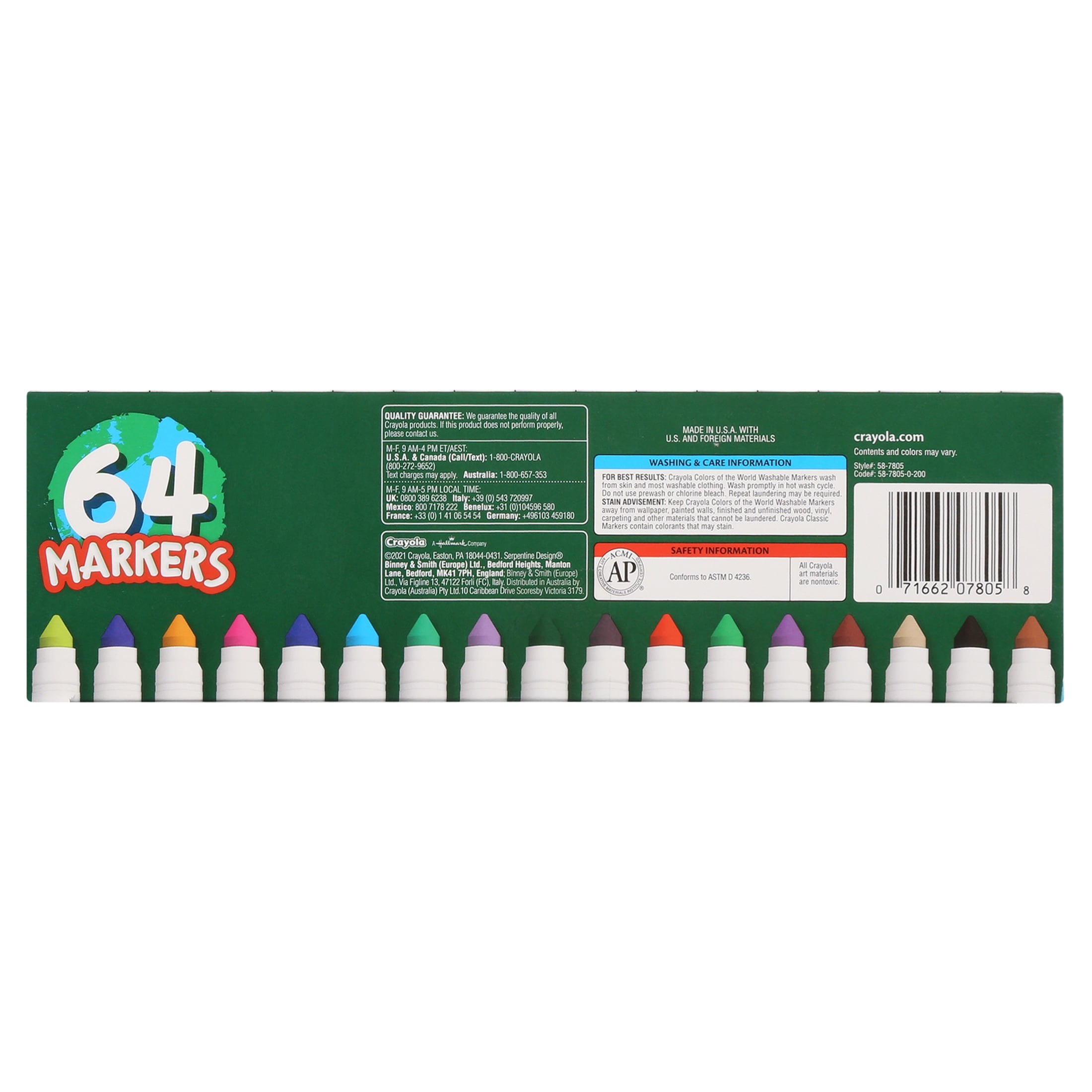 Crayola Broad Line Washable Markers - CYO587800034 