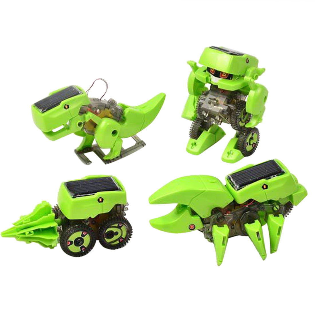 Educational Solar Robot Drilling Machine Dinosaur Insect Toy Kit DIY