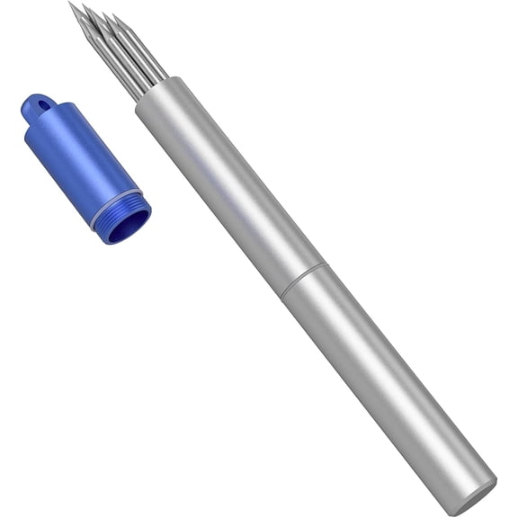 Blue TIG Welding Pre-Sharpened Tungsten Electrodes - 2% Lanthanated 3/32"x7" (WL20/EWLa-2, 10-Pack) by YESWELDER