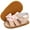 A/Pink, variant on Infant Baby Girls Sandals Summer Crib PU Leather Bowknot Soft Anti-Slip Rubber Sole Toddler First Walkers Shoes