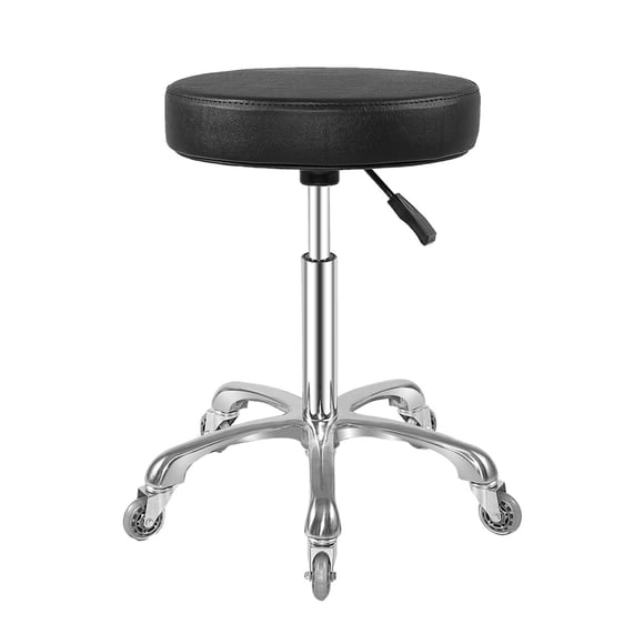 Taburete enrollable Ainilaily Heavy Duty Hydraulic Shop Tattoo negro