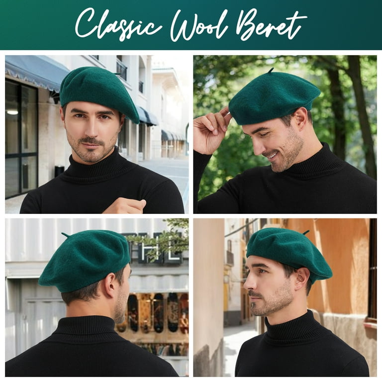 Toptie, Women Classic French Beret, 11x11 inch, Violet - Walmart.com
