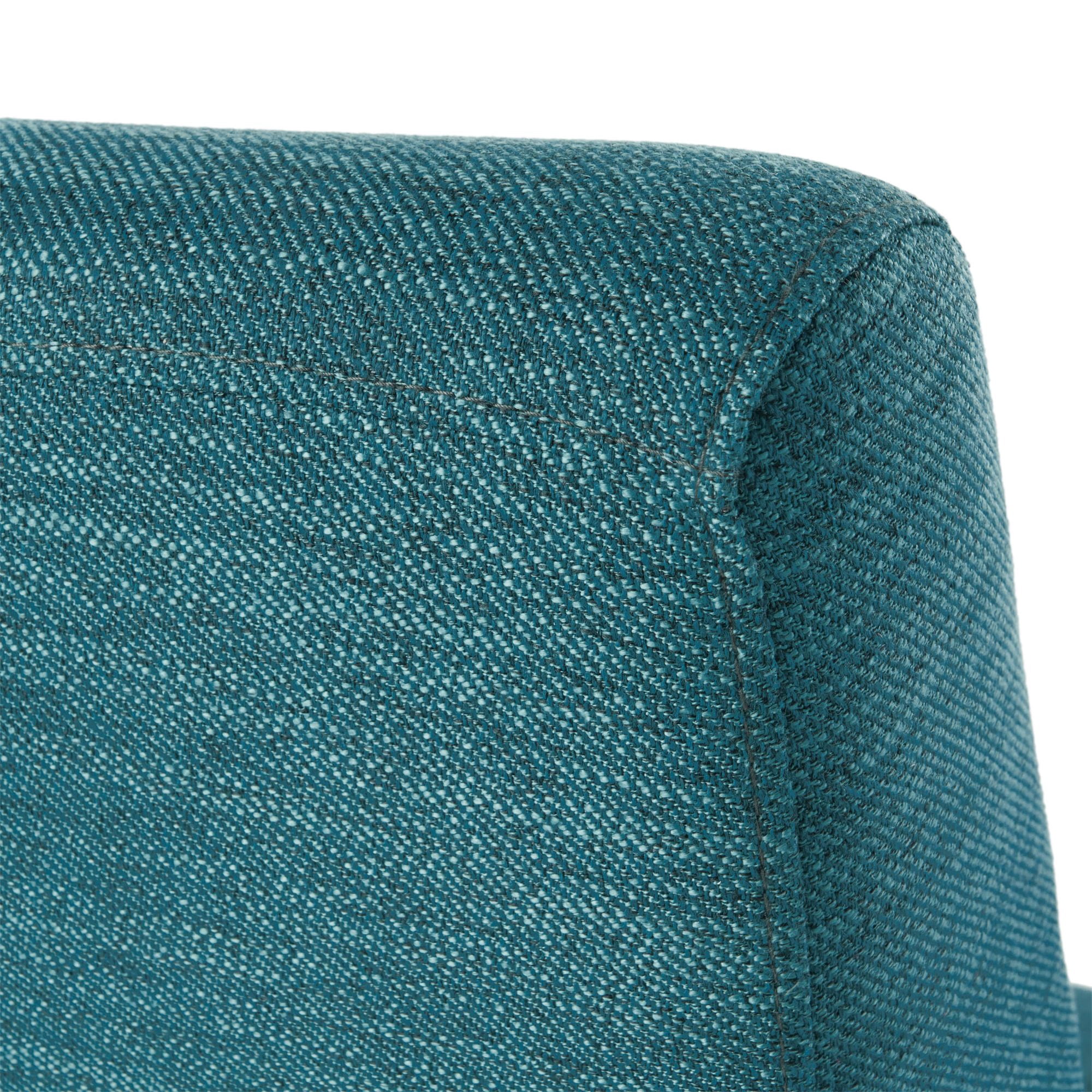 Noble House Pale Standard Contemporary Push Back Recliner, Blue