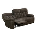 thumbnail image 4 of Aukfa 3-Piece Recliner Sofa Set - 87" 3 Seat Recliner with Flip Backrest Cupholder, Home Theater Seating, Brown, 4 of 12