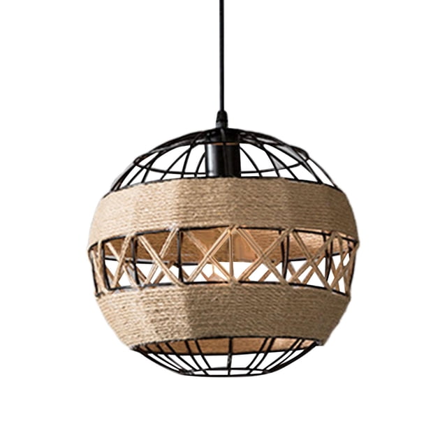 DOLITY Luminaire Suspendu Industriel Tissé Luminaire Suspendu pour Vestibule Salon E E