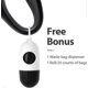 thumbnail image 2 of Retractable Dog Leash with Dispenser and Poop Bags, 16 ft Pet Walking Leash, Anti-Slip Handle, Tangle Free, Reflective Nylon Tape (L, Black), 2 of 4