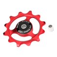 thumbnail image 1 of S SERENABLE 12T Bike Aluminum Rear Derailleur Pulley Wheel Lightweight Red, 1 of 7