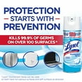 thumbnail image 5 of Lysol, Disinfectant Spray, Crisp Linen - 12.5 oz can (Pack of 3), 5 of 5