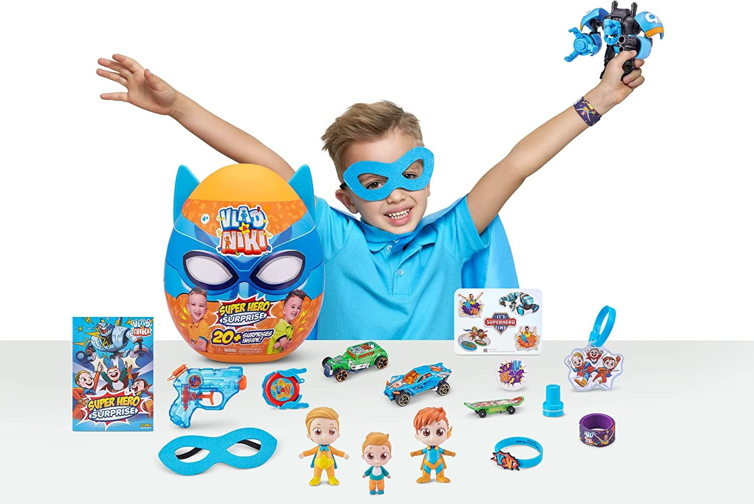 Vlad & Niki Robot Battle Superhero Surprise Egg