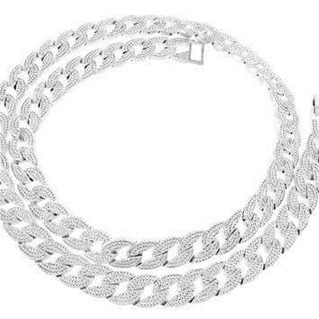 Harry Chad Enterprises 40391 8.8 CT White Gold 14K 185 gm Cuban Round