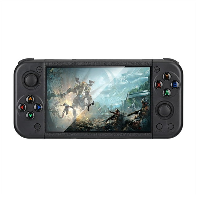 Consola de Juegos Retro PortáTil RG50XX, Pantalla de 5 Pulgadas, 64 GB, MáS de 20 000 Videojuegos, Joystick LINUX 3D para , , PSP 19+, Simulador A