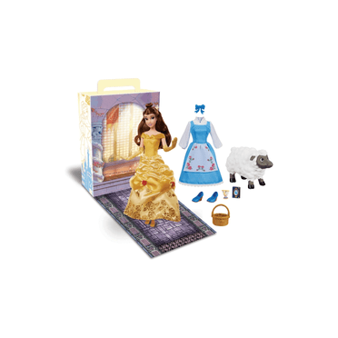 Disney Princess Story Doll Belle from Beauty and The Beast, Mini Toys for Girls