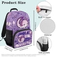 thumbnail image 7 of Pzuqiu Purple Axolotl Kids Backpack 17 Inch Large Capacity Elementary School Backpack with Adjustable Straps for Boys Girls Ages 6-12 Ideal Back to School Travel Daily Use, 7 of 7