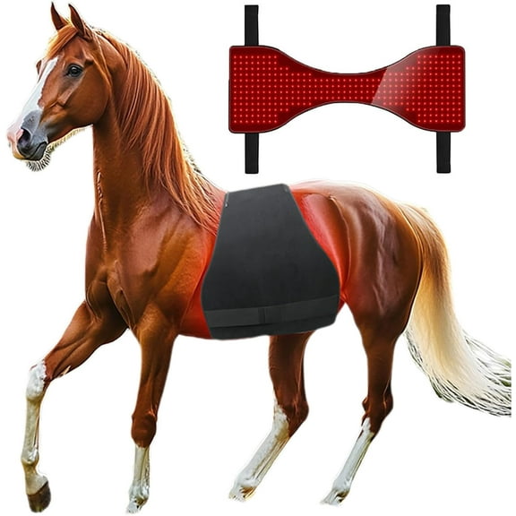 LED Red Light Therapy Device for Horse Full Body, Horse Near Infrared Therapy Wrap, Portable Therapy Deep Light for Back and Abdomen, Fracture Healing, Pain Relief
