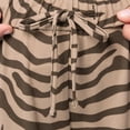 thumbnail image 4 of Fruit of the Loom Women's Drop Shoulder Tee and Convertible Waist Sleep Set - Zebra, 4 of 6