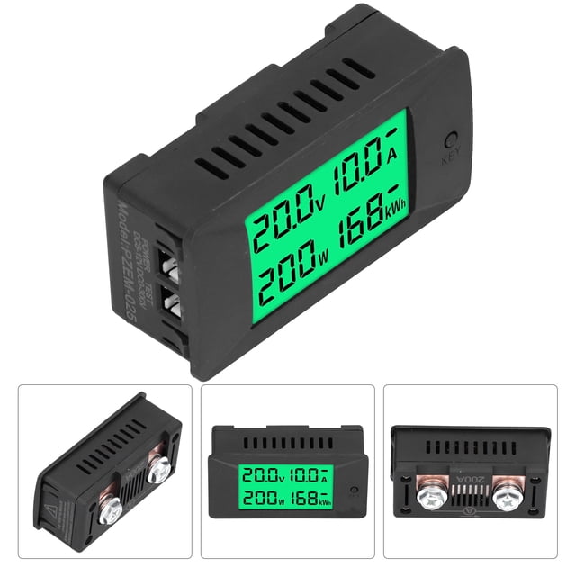 Medidor Medidor De Energía Pantalla Digital LCD Voltaje Corriente Consumo De Energía Monitor DC 5-12V PZEM-025