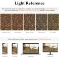 thumbnail image 4 of 2x12 Runner Rug - Brown Floral Pattern with Non-Slip TPE Backing, 4 of 7