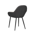 thumbnail image 3 of Plata Import Burson Arm Chair in Black for Dining Area, 3 of 4