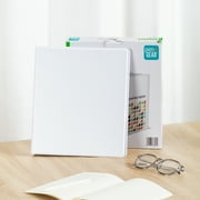 (2 pack) Pen+Gear Durable View 1/2 D-Ring Binders, White, 4 Count