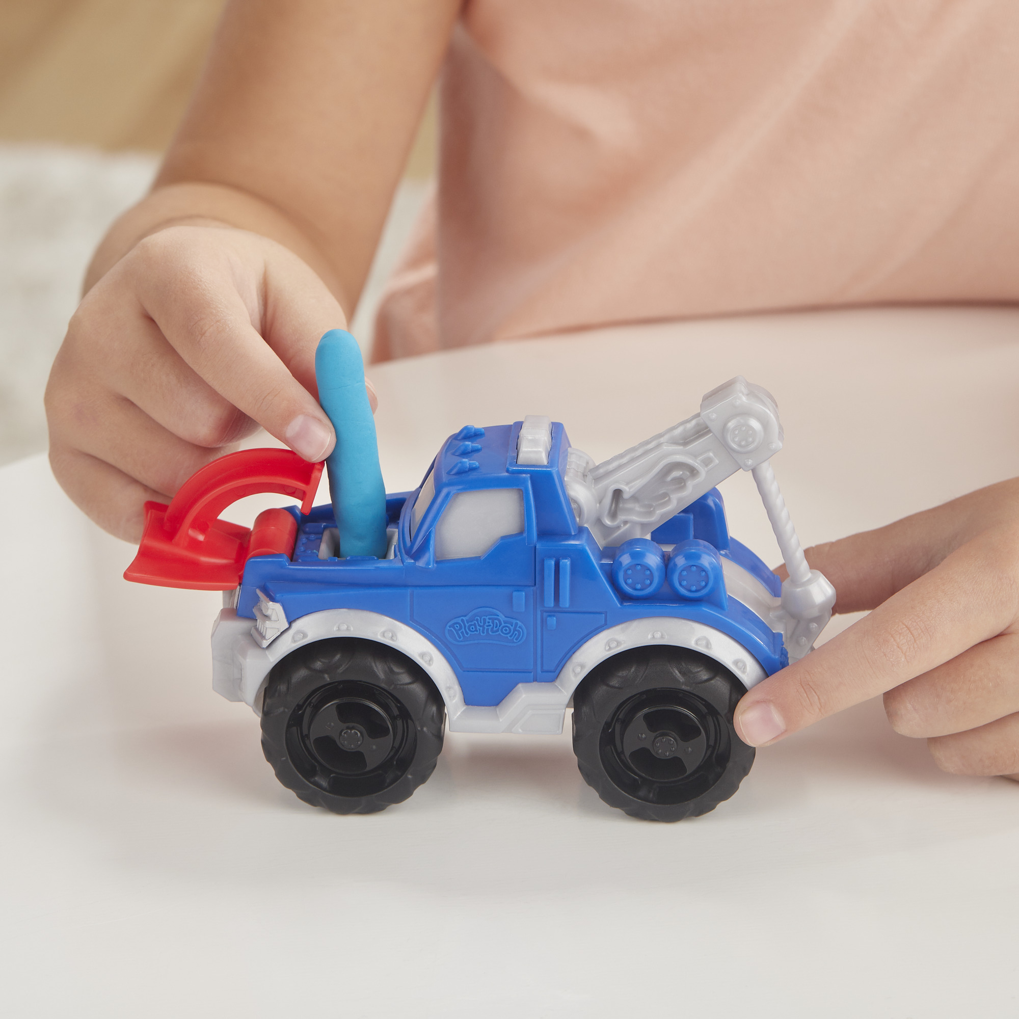 Play-Doh Wheels Tow Truck Toy with 3 Non-Toxic Play-Doh Colors, (6 oz) - image 11 of 14