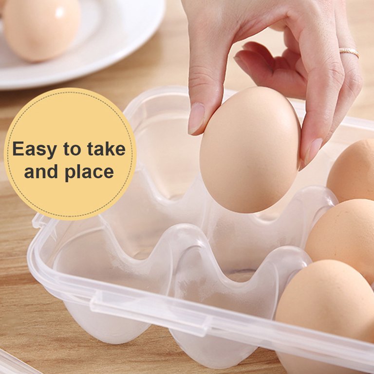 SEESPRING Egg Holder for Refrigerator, 18 Egg Container For Refrigerator,  Egg Fresh Storage Box for Fridge, Egg Storage Tray Organizer Bin, Clear  Plastic Storage Container (1 Layer) - Yahoo Shopping