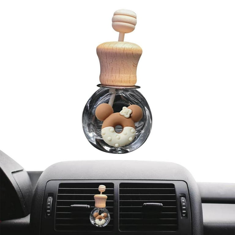 2pcs Car Air Vent Fragrance Diffuser With Small Cute Aroma Bottle