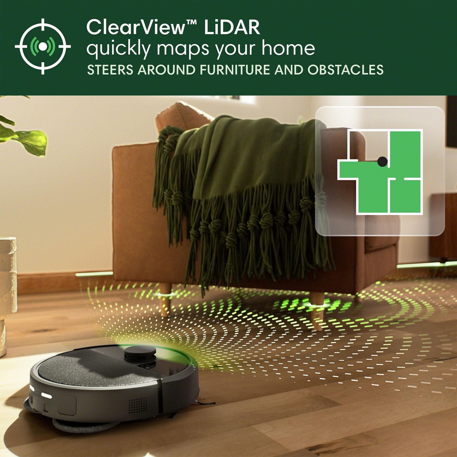Robot Roomba® Plus 405 Combo Robot Vacuum & Mop + AutoWash™ Dock