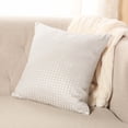 thumbnail image 3 of Quality Home Small Houndstooth Metallic Foil Printed Velvet Decorative Pillow Cover  Only - 18" x 18". 2PCS, 3 of 3