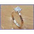 thumbnail image 3 of IG1 Certified Princess Cut 1CT Lab Grown Diamond Women's Wedding Ring 14k Gold, 3 of 5