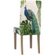 thumbnail image 4 of ABPHQTO Funda protectora para silla elástica con hojas de palma de pavo real Floral para comedor hotel boda fiesta juego de 4, 4 of 4