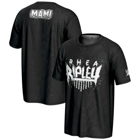 Men's ProSphere Black Rhea Ripley Snakeskin T-Shirt