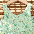 thumbnail image 5 of Nrmvnmi Baby Girl Tutu Dress Summer Sleeveless Backless Princess Birthday Party Dresses Flower Bow Sundress with Straw Hat Set Mothers Day Gifts 1-2 Years, 5 of 9