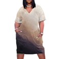 thumbnail image 2 of Vestido de bolso tranquilo para mujer con ropa elegante, de talla grande y nueva., 2 of 7